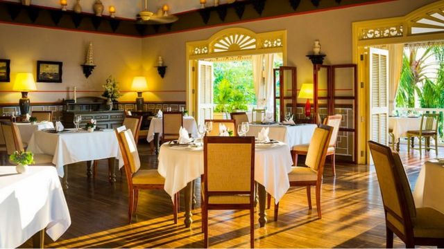 Inside Peppertree restaurant